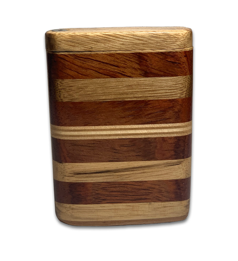 Blue resin and olive wood dugout